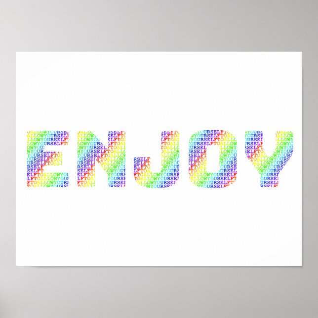 Permission to Play: Allow Yourself to ENJOY Rainbo Poster (Vorne)