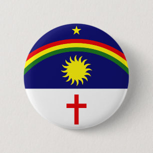 Pernambuco, Brasilien-Flagge Button