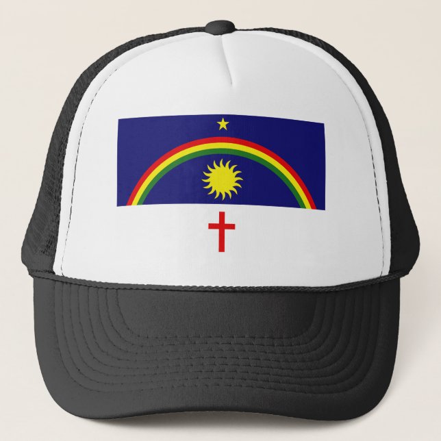 Pernambuco, Brasilien-Flagge Truckerkappe (Vorderseite)