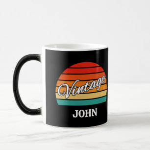 Peronalisiertes Geschenk für den Vintagen Retro-Fa Verwandlungstasse
