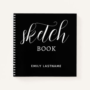 Peronisiertes Sketchbook mit Ihrem Namensbuch Notizbuch