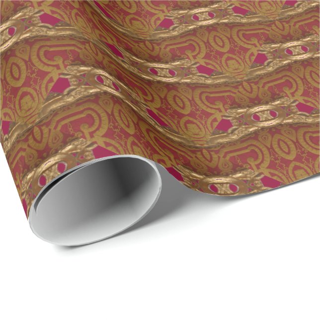 Peronnelle Victoire Schönes Barockglühen Geschenkpapier (Rolleneckpunkt)