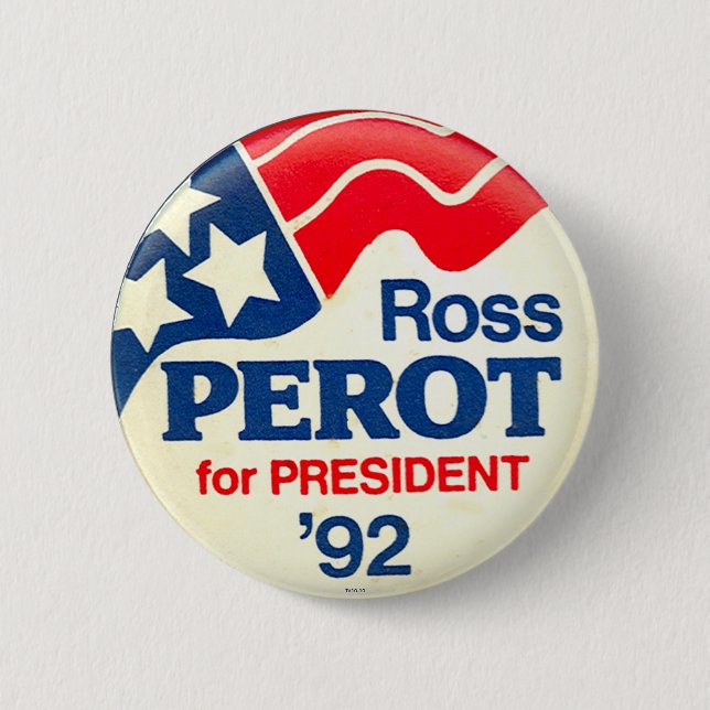 Perot - Knopf Button (Vorderseite)