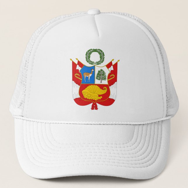 Pérou Casquette d'armoiries (Devant)