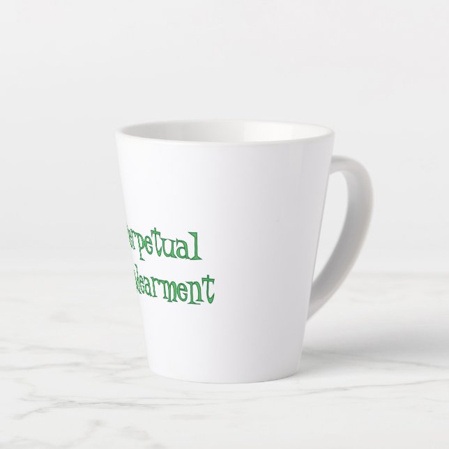 Perpetual Endearment Latte Mug Milchtasse (Rechte Ecke)