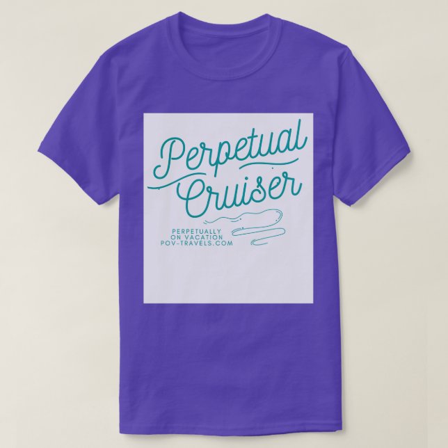 Perpetual or Habitual Cruiser Identity Bling POV m T-Shirt (Design vorne)