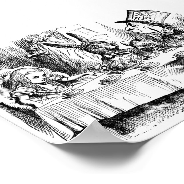 Perpetual Tea Party Poster (Ecke)