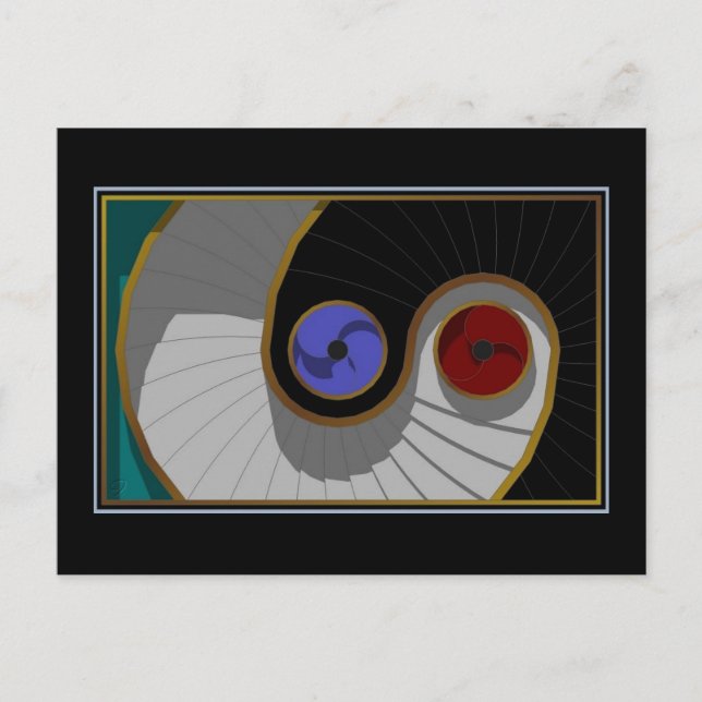 Perpetuelle Bewegung Postkarte (Vorderseite)