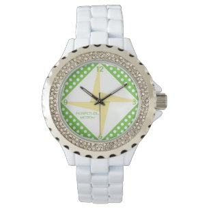 Perpetuelle Motion Green Dots Armbanduhr