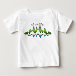 Perpetueller "Climber"-Berg Abstrakt Baby T-shirt