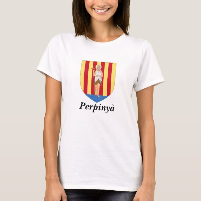 Perpignan-Wappen T-Shirt (Vorderseite)
