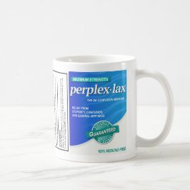 Perplex-lax | Apotheker Gag Gift Tasse