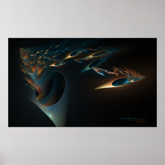 Perplexität - die Vivid Vision Leinwand FineArtPri Poster