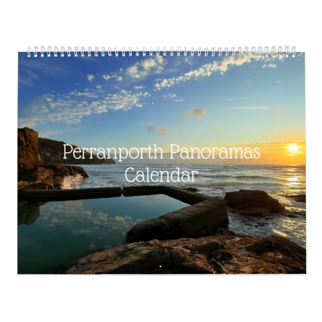 Perranporth Photos panoramiques 18 mois Calendrier (Protection)