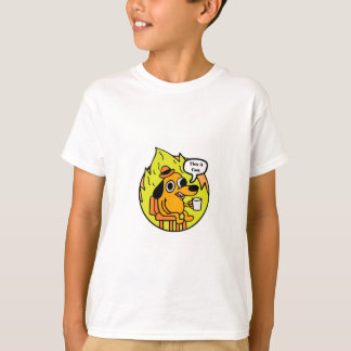 Perro en llamas T-Shirt