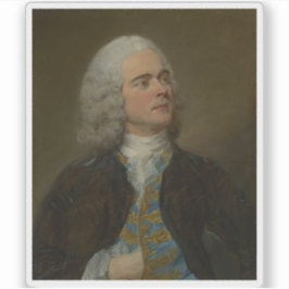Perronneau: Charles-François Pinceloup de la Grang Aufkleber