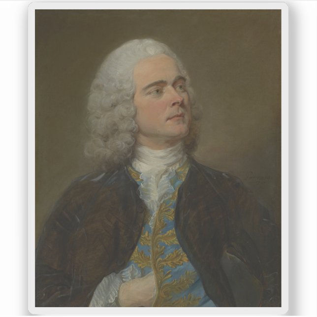 Perronneau: Charles-François Pinceloup de la Grang Aufkleber (Vorderseite)
