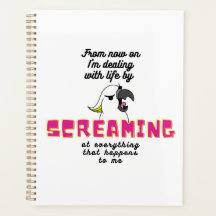 Perroquet blanc en colère avec texte amusant