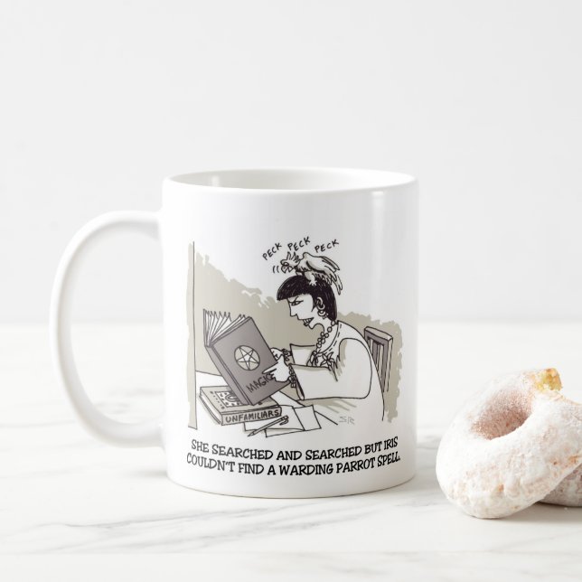 Perroquet Épelle tasse (Avec donut)