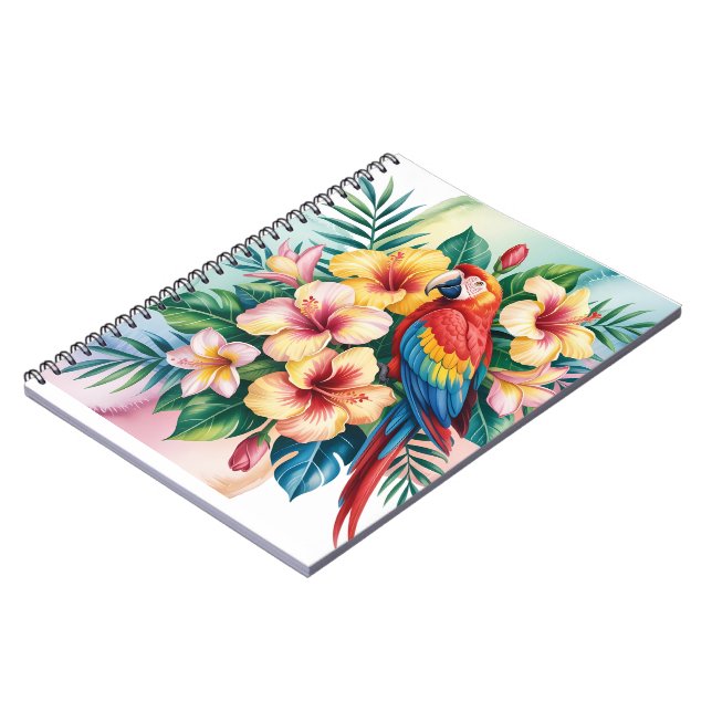 Perroquet exotique notizblock (Linke Seite)