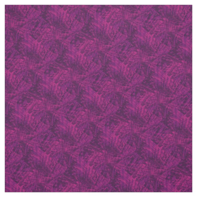 Perroquet violet battant tissu motif abstrait (Échantillon)