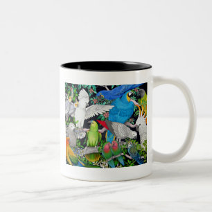 Perroquets de la tasse du monde