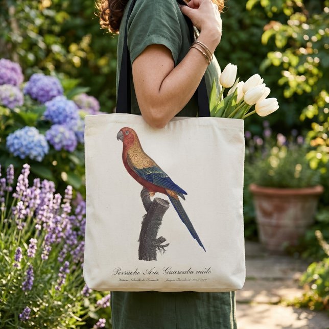 Perruche Ara, Guarouba / Sonnenparaket Tasche (Sun Parakeet Male, Aratinga Solstitialis. Tote Bag)