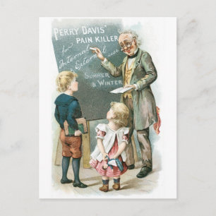 Perry Davis Pain Killer Postkarte