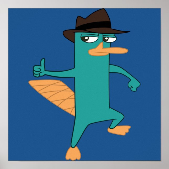 Perry der Platypus von Phineas und Ferb Poster (Vorne)