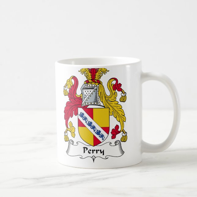 Perry-Familienwappen Kaffeetasse (Rechts)