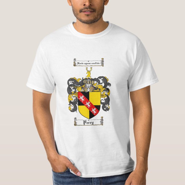 Perry-Familienwappen - Perry-Wappen T-Shirt (Vorderseite)