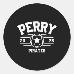 Perry Pirates Fußball Ll 2025 Runder Aufkleber
