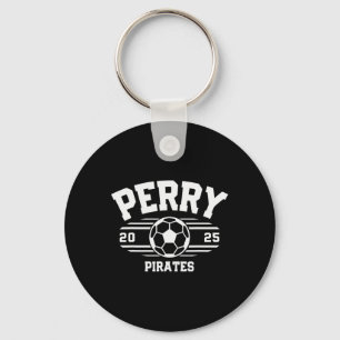 Perry Pirates Fußballrechnung 2025 Schlüsselanhänger