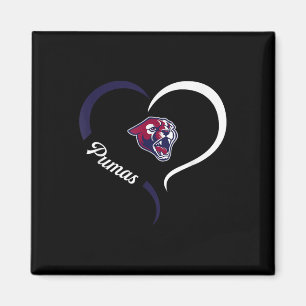 Perry Pumas Logo Halbherz Slogan Hs Magnet