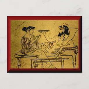 Persefone und Hades Postkarte