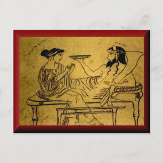 Persefone und Hades Postkarte