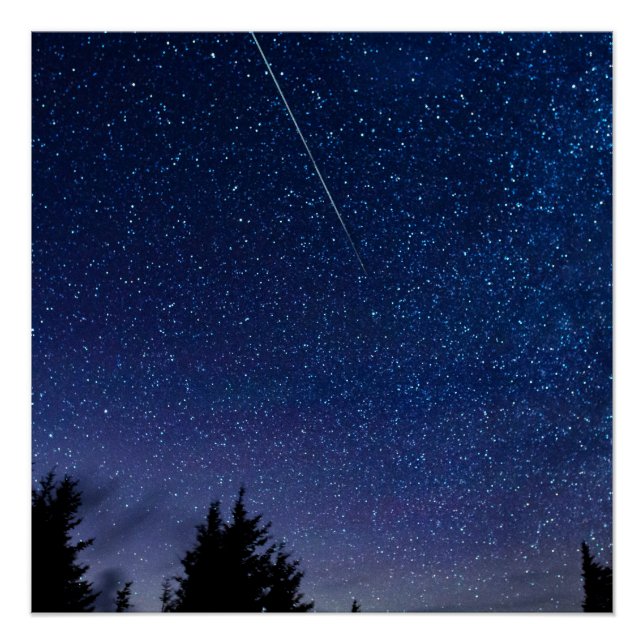 Perseid Meteor Shower Poster (Vorderseite)