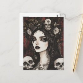 Persephone Goth Postkarte