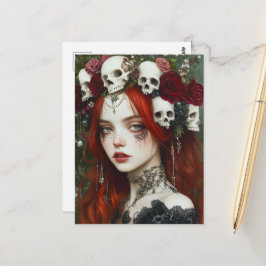 Persephone Red Hair Postkarte
