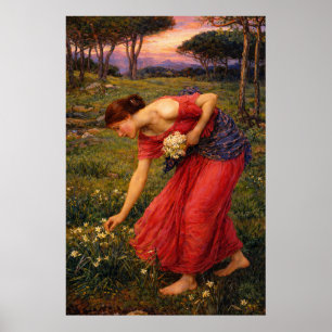 Persephone von John William Waterhouse Poster