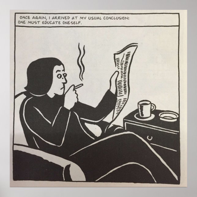 Persepolis Educate sich selbst Poster (Vorne)