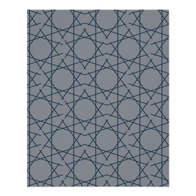 Persepolis Stein geometrisches Muster Poster (Vorderseite)