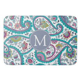 Perser Boteh Paisley Muster-Monogramm-Bad-Matte Badematte