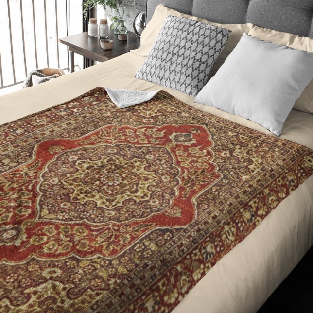 Perser-Teppich-Look - Tabris Fleecedecke (Von Creator hochgeladen)