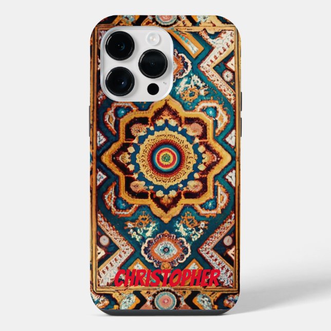 Perser Teppich Orientteppich iPhone 14 Pro Max Hülle (Rückseite)