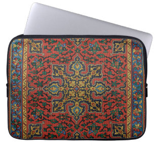 Perser Teppich Rot Blau Klassisch Laptopschutzhülle