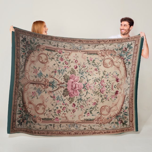 Perserisches Floral-Elegant Fleecedecke (Beispiel)