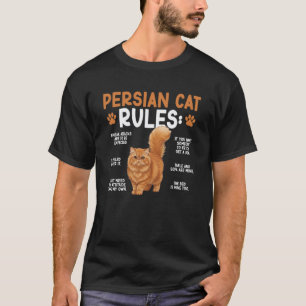 Perserkatze beherrscht Perserkatzenbesitzer Perser T-Shirt