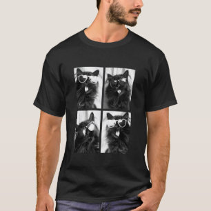 Perserkatze mit Herz Sonnenbrille Lustiger Valenti T-Shirt
