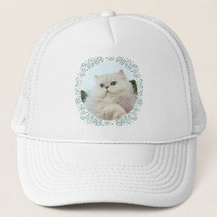 Perserkatze mit Jadeaugen Truckerkappe